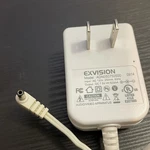 Exvision Adn050750500 7.5v 500ma Ac Power Adapter Wall Plug Charger # 0604. Fixed Price $14.10.