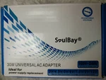 Soulbay 30w Universal Ac/dc Adapter Power Supply Replacement 100v-240v Input. Fixed Price $15.00.