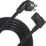Kuncan Universal Computer Power Cord - 6ft / 1.8m Nema 5-15p Flat Plug To Iec 60. Fixed Price $12.36.