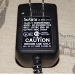 Sakata Ac Adapter Model # 350902002coa 9vdc - 200ma 4w Adaptor. Fixed Price $11.95.