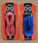 Hosa Mid-310rd & Mid-310bu 5-pin Din To Red Blue Midi Cable, 10 Feet. Fixed Price $31.75.