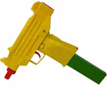 Vintage 1980s Larami Uzi Water Gun W Clip Squirter Power Charger Toy Yellow Read. Fixed Price $29.00.