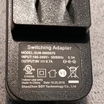 3ye Model: Gq07-090065-du 9.0v 650ma Switching Power Supply (tested). Fixed Price $19.99.