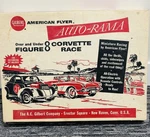 Vtg American Flyer Auto-rama Figure 8 Corvette Race Set #19080 Complete Box. Fixed Price $140.00.