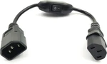 Power Cord With Switch, Pc Inline Switch Iec 320 Mains C14 To C. Fixed Price $14.94.