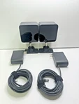 Pair Of Original Htc Vive Base Station 1.0 Steamvr W/ Oem Adapters + Wall Mounts. Fixed Price $179.99.