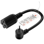 Plugrand 1-foot Right Angle15 Amp Household Ac Plug To 20 T Blade Black. Fixed Price $16.59.