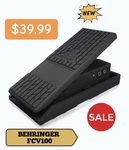 Behringer Fcv100 Ultra-flexible Dual-mode Foot Pedal - Expression- New. Fixed Price $39.99.
