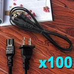 100x Pcs 6ft Black 2 Slot Ac Adapter Power Cord For Sony Hisense Insignia. Fixed Price $87.69.