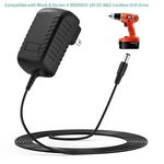 Ac Adapter Charger For Black & Decker # 90500932 18v Dc B&d Cordless Drill Drive. Fixed Price $6.99.