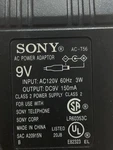 Genuine Sony Ac-t56 Ac Dc Power Supply Adapter Charger Output 9v 150ma. Fixed Price $10.00.