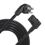 Kuncan Universal Computer Power Cord - 6ft / 1.8m Nema 5-15p Flat 6ft, Black. Fixed Price $14.35.