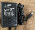 Amigo Plug In Class 2 Transformer Power Supply Model: Am-12300, 120vac, 12vdc. Fixed Price $11.48.