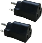 Bloomgrow Us Plug Adapter 120v To 240v Black Converter Electrical. Fixed Price $24.47.