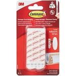 Command Large Refill Replacement Strips, Re-hang Indoor Hooks, White, 6-strips. Fixed Price $6.69.