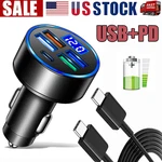 4 Usb Port Super Fast Car Charger Adapter For Iphone Samsung Android Phone Lot. Fixed Price $472.14.