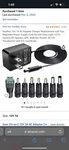 Soulbay Ac 100-240v To Dc 12v 1a Power Supply With 8 Tips. Fixed Price $13.00.