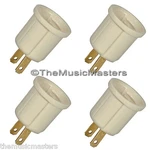 4x Ac Power Plug To Standard Screw Base Bulb Socket Electrical Adapter Converter. Fixed Price $13.49.