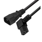 1.32ft Heavy Duty Power Extension Cable 90 Degree Iec C14 To C13 Pdu Cord. Fixed Price $20.40.