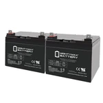 Mighty Max 2 Pack - 12v 35ah Sla Battery For Medical Mobility Scooter Wheelchair. Fixed Price $144.99.