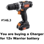 Ac Adapter Battery Charger For All 12v Warrior Drill Yt63. Fixed Price $13.14.