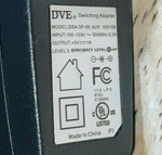 Dve Ac Adapter Input 100-120v 50-60hz 0.2a Output +5v-1a Model Dsa-5p-05 Aus 05. Fixed Price $14.85.