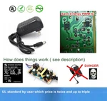 5ft Ac Adapter 4 Celabs Class 2 Transformer W41d-l400-5/1 Charger Power Supply. Fixed Price $15.99.