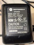 Authentic Motorola Sadc-1977 (5.9v 375ma) Push Talk Flipphone Charger Spn4992a. Fixed Price $3.46.