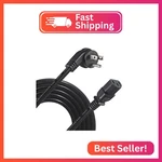 Kuncan Universal Computer Power Cord - 6ft / 1.8m Nema 5-15p Angled Type Flat Pl. Fixed Price $12.23.