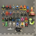 Huge Imaginext Playskool Figure Lot Dc Marvel Heroes Power Rangers Transformers. Fixed Price $29.98.