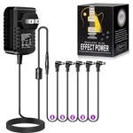 Guitar Pedal Power Supply Adapter 9v Dc 1a Tip Negative 5 Way Daisy Chain Cab.... Fixed Price $16.02.