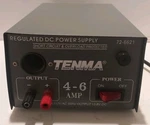 Tenma 72-6621 Regulated Dc Power Supply 4-6 Amp, Output 13.8v. Fixed Price $35.50.