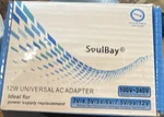 Soulbay Ac/dc Adapter 12w Adjustable Voltage 3v-7.5v Universal Power Supply. Fixed Price $10.99.