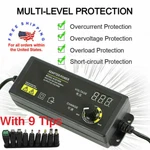 Universal 2.5a 60w 3-24v Adjustable Dc Power Supply Adapter Display 9 Plugs Tips. Fixed Price $12.99.
