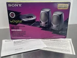Sony Active Mini Pc Speaker System Srs-a33 Mega Bass &ac-s906 Power Supply. Fixed Price $18.88.
