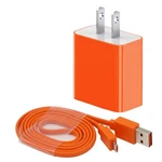 Hyacinyh Usb Fast Charger Power Adapter Cable Charging Cord 3.3 Feet, Orange. Fixed Price $19.37.