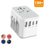Travel Universal Power Adapter With 2 Usb Wall Charger Usa To Eu. Fixed Price $21.99.