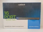 Linksys Lgs116p 16-port With 8 Port Poe+ Gigabit Unmanaged Switch 1000 Mbps 80 W. Fixed Price $89.99.