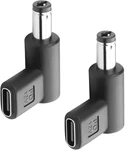 Gintooyun 2pcs 12v Dc Power Connector Adapter 90 Degree Angle Female Usb C To Ma. Fixed Price $14.00.
