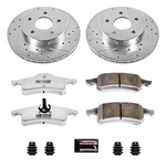 Powerstop Disc Brake Kit - Rear Fits Jeep Grand Cherokee 1999-2004 Z26 Street. Fixed Price $314.49.