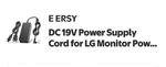 E Ersy Dc 19v Power Supply Cord Adapter Compatible With Lg Monitor. Fixed Price $24.49.