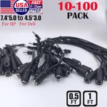 Lot Dc/ac Power Charger Converter Adapter Cable 7.4mm To 4.5mm For Hp/dell. Fixed Price $85.28.