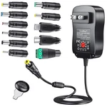 Soulbay 48w Universal Ac Adapter Dc 5v 6v 7.5v 9v 12v 15v 19v 20v Black. Fixed Price $29.07.