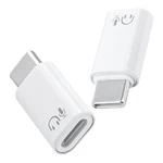 Btfo 2pcs Usb C Male To 8-pin Female Earbuds Audio Adapter, White, Silver. Fixed Price $12.66.