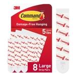 3m Command Large Foam Refill Strips 3.65 In. L 8 Pk. Fixed Price $9.23.