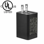 Ablegrid 5v 2.4a-1a Usb Dual Port Home Travel Wall Charger Adapter Power Supply. Fixed Price $6.57.