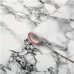 D-c-fix Marble White Self-adhesive Film 17"x78" Roll 3-pack - Transform Surfaces. Fixed Price $46.17.