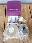 Simon Pearce Rechargeable Led Light Base 4.5in Glass Display Stand - New In Box. Fixed Price $124.95.