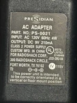 Presidian Ac Adapter Power Supply 9v Dc 210ma 4w Model: Ps-0021. Fixed Price $14.99.