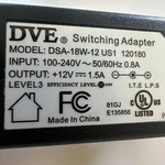 Vonage Dve Dsa-18w-12 Us1 120180 Ac Switching Adapter Power Cord 12v 1.5a Dc. Fixed Price $11.50.